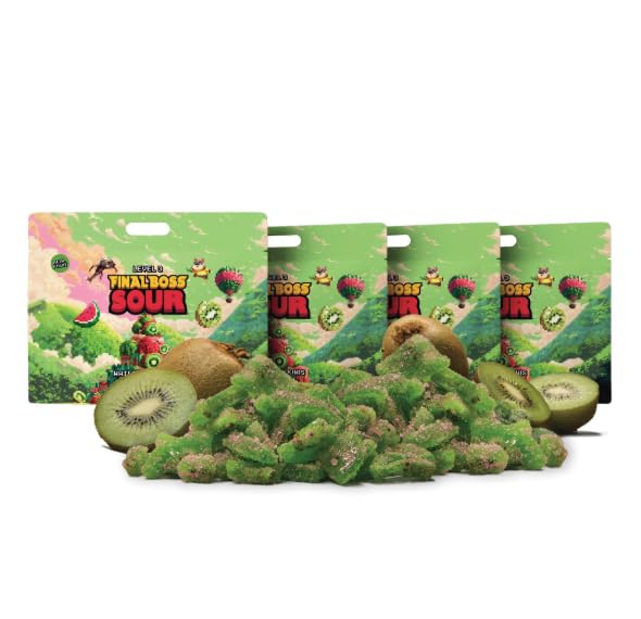 Amazon.com: Final Boss Sour Candy | Level 3 Watermelon Kiwi, 4